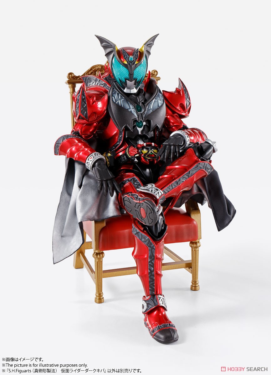 S.H.フィギュアーツ(真骨彫製法) 仮面ライダーダークキバ (完成品) その他の画像1