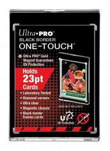 Ultra Pro One-Touch Magnetic Holder 23pt Black Border (Card Supplies)