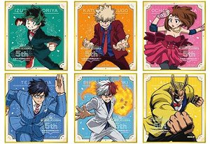 My Hero Academia Mini Colored Paper Collection 5th Anniversary (Set of 6) (Anime Toy)