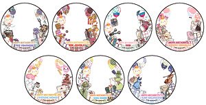 65mm Can Deco Cover [I-chu Etoile Stage] 02 Birthday Ver. (GraffArt) (Set of 7) (Anime Toy)