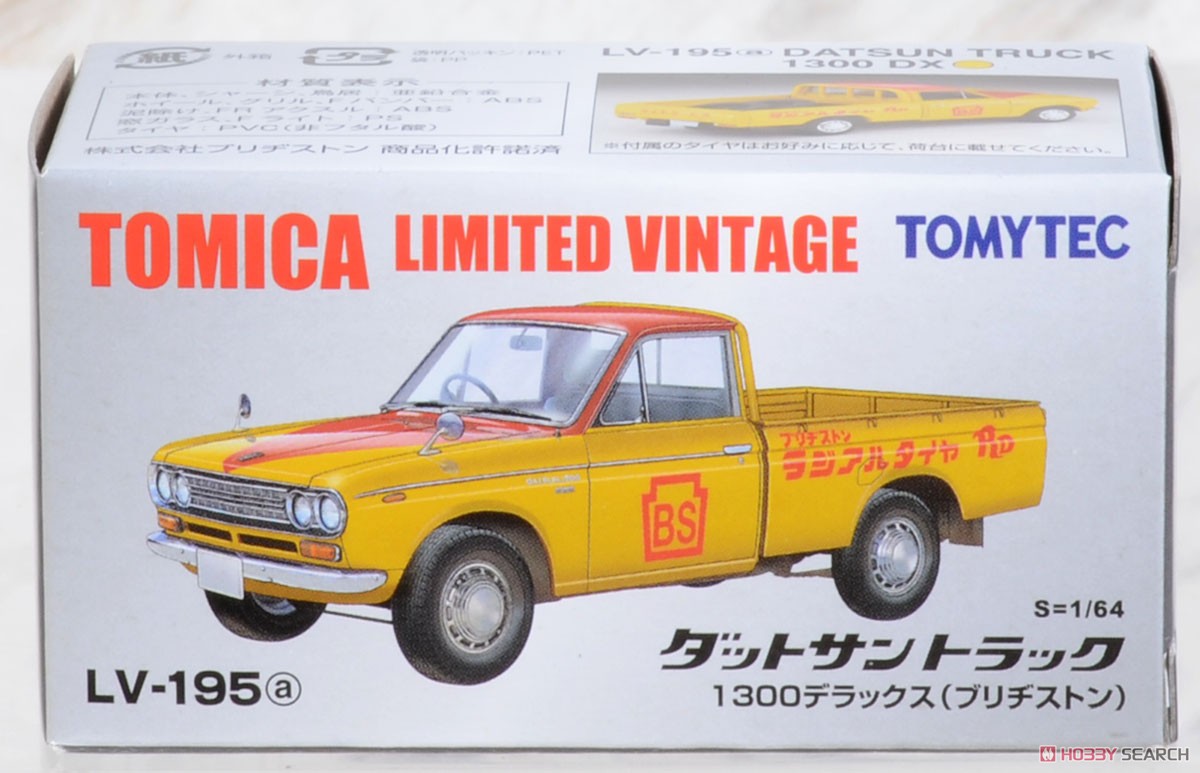 TLV-195a Datsun Truck (Bridgestone) (Diecast Car) Package1