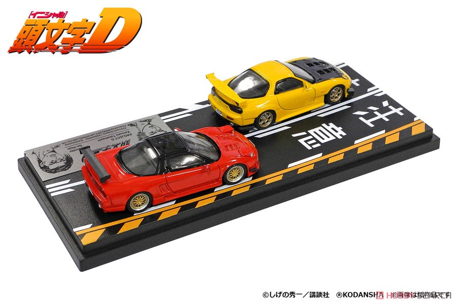 Initial D Set Vol.3 Keisuke Takahashi RX-7 (FD3S) & Go Hojo NSX(NA1) (Diecast Car) Item picture2