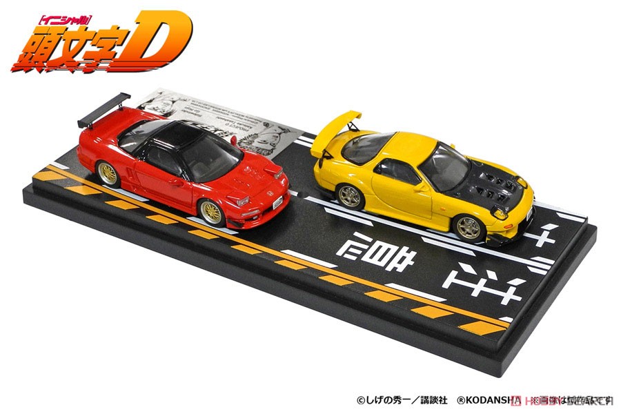 Initial D Set Vol.3 Keisuke Takahashi RX-7 (FD3S) & Go Hojo NSX(NA1) (Diecast Car) Item picture3