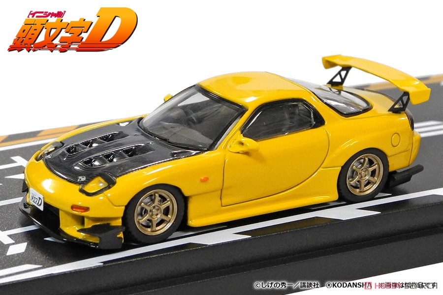 Initial D Set Vol.3 Keisuke Takahashi RX-7 (FD3S) & Go Hojo NSX(NA1) (Diecast Car) Item picture5