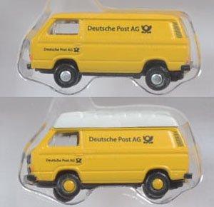 (N) VW T3 Set Deutsche Post AG (2-Car Set) (Model Train)