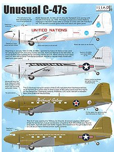C-47 「珍しいマーキング」 (デカール)