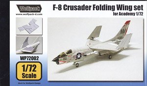 F-8 Crusader Folding Wing Set (for Academy 1/72) (Plastic model)