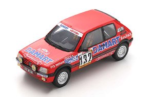 Peugeot 205 GTI No.132 Rally Monte Carlo 1986 Francois Delecour Anne-Chantal Pauwels (Diecast Car)