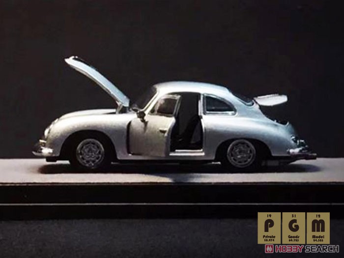 Porsche 356 Silver ※フル開閉機能付 (ミニカー) 商品画像2