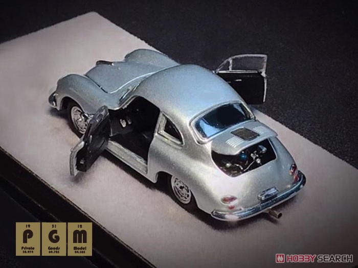 Porsche 356 Silver ※フル開閉機能付 (ミニカー) 商品画像4