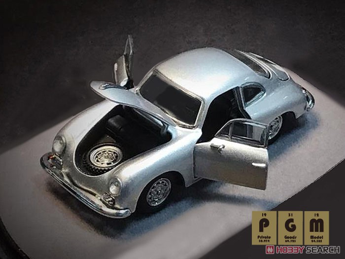 Porsche 356 Silver ※フル開閉機能付 (ミニカー) 商品画像5