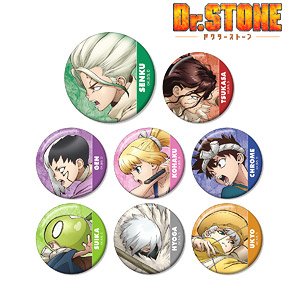 Dr. Stone Trading Can Badge (Set of 8) (Anime Toy)
