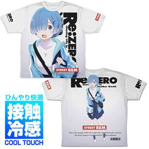 Re:Zero -Starting Life in Another World- Rem Cold Double Sided Full Graphic T-Shirt Street Fashion Ver. M (Anime Toy)