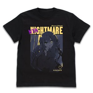 Date A Live IV Kurumi Tokisaki T-Shirt Nyaightmare Ver. Black M (Anime Toy)