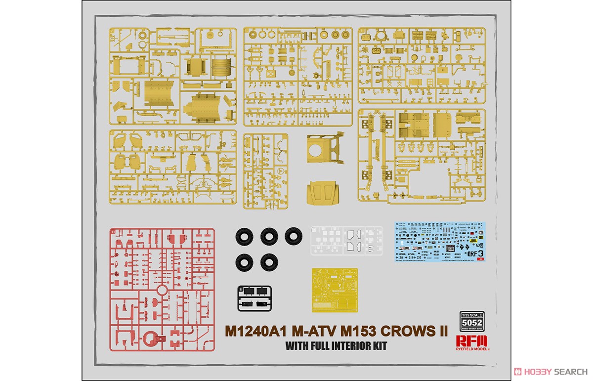 M1240A1 M-ATV w/M153 Crows II & Full interior (Plastic model) その他の画像4