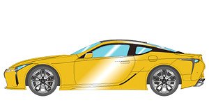 LEXUS LC500 `L Package` 2017 Naples Yellow Contrast Layering (Flare Red/Black Interior) (Diecast Car)