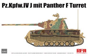 IV号戦車 J型 w/パンターF砲塔 (プラモデル)