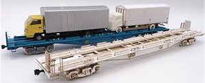 1/80(HO) KUMU1000 Two Car (w/4 Trucks) Paper Kit (2-Car Unassembled Kit) (Model Train)