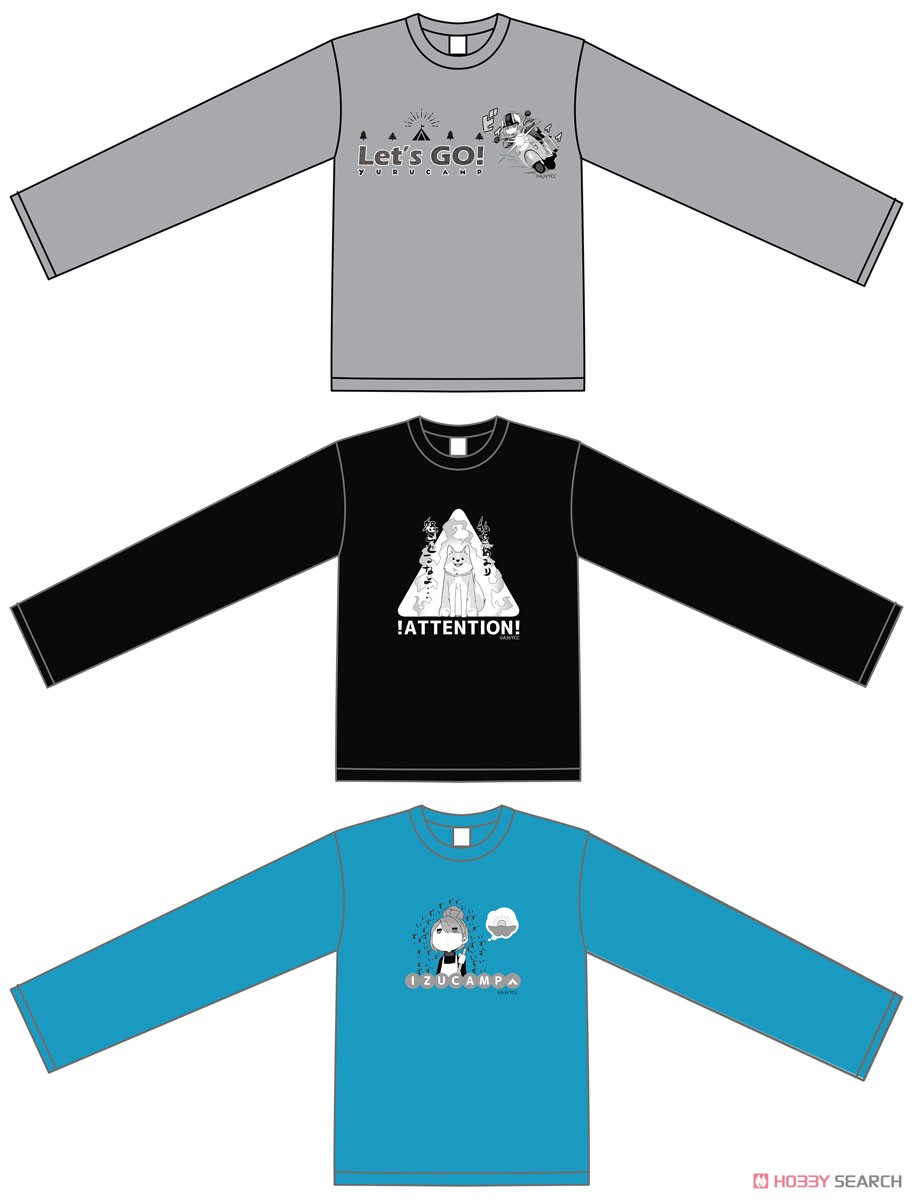 Laid-Back Camp Long T-Shirt B M Size (Anime Toy) Other picture1