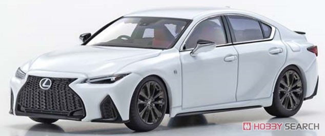 Lexus IS350 F Sport White Nova Glass Flake (Diecast Car) Item picture1