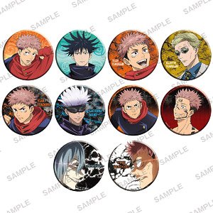 Jujutsu Kaisen Juju Can Badge+75 (Set of 10) (Anime Toy)