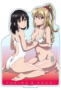 Strike the Blood IV Big Acrylic Stand Yukina Himeragi & Asagi Aiba (Anime Toy)