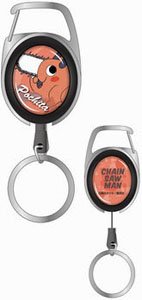 Carabiner Key Reel Chainsaw Man 05 Pochita KKR (Anime Toy)