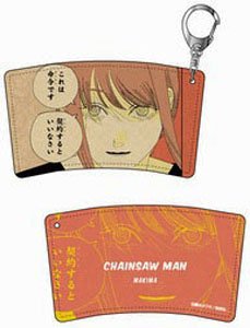 Cafe Sleeve Key Ring Chainsaw Man 04 Makima CSK (Anime Toy)