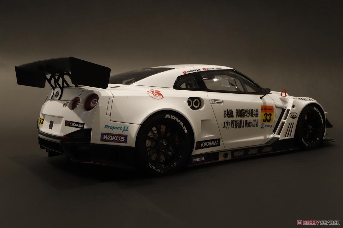 Nissan GT-R Nismo GT3, エヴァ RT X Works 初号機 #33 Super GT シリーズ 2019 (岡山テスト) S.Thong/M.Lee (ミニカー) 商品画像2