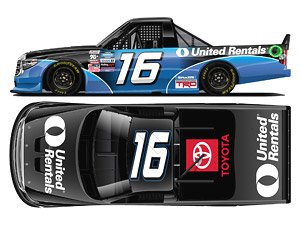 `オースティン・ヒル` #16 ユナイテッド・レンタルズ・スローバック TOYOTA タンドラ NASCAR CWTS 2021 (ミニカー)