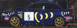 スバル インプレッサ 555 1995年ラリー・カタルーニャ 優勝車 #5 C.Sainz / L.Moya (ミニカー)