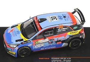 Hyundai i20 R5 2020 Rally Sardegna #30 J.Huttunen / M.Lukka (Diecast Car)