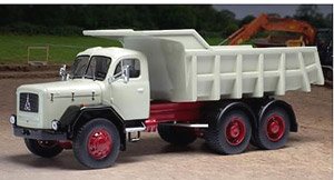 Magirus Jupiter 6x6 Dump Truck Gray (Diecast Car)