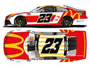 `ババ・ウォレス` #23 マクドナルド TOYOTA カムリ NASCAR 2021 (ミニカー)