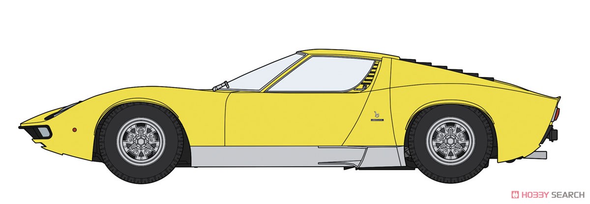 ランボルギーニ ミウラ P400 SV `ディテールアップバージョン イエローボディ` (プラモデル) その他の画像2