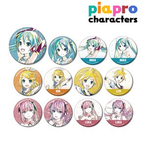 Piapro Characters Trading Ani-Art Vol.2 Can Badge (Set of 12) (Anime Toy)
