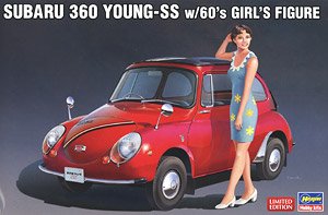 スバル 360 ヤングSS w/60`sガールズフィギュア (プラモデル)