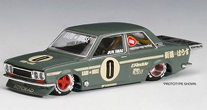 Datsun 510 Pro Street OG Green Kaido House (LHD) (Diecast Car)