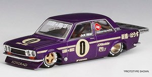 Datsun 510 Pro Street OG Purple Kaido House (LHD) (Diecast Car)