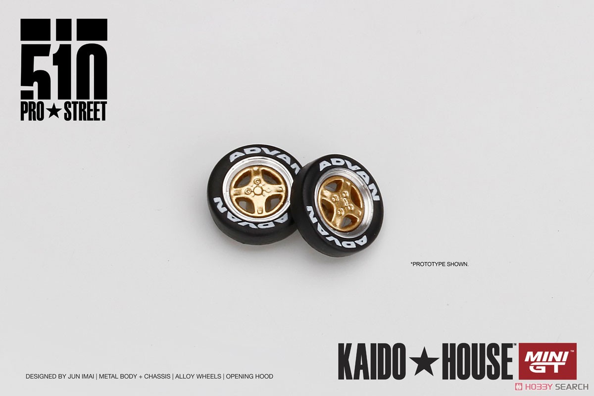ダットサン 510 プロストリート OG パープル KAIDO HOUSE (左ハンドル) (ミニカー) その他の画像3