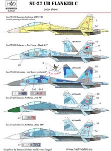 ロシア空軍 Su-27 UB フランカーC デカール (デカール)