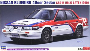 ニッサン ブルーバード 4ドアセダン SSS-R(U12型)後期 (1990年) (プラモデル)