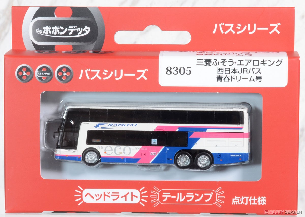 バスシリーズ エアロキング 西日本JRバス 青春ドリーム号 (鉄道模型) パッケージ1