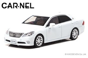 Toyota Crown Royal Saloon G (GRS202) 2010 White Pearl Crystal Shine (Diecast Car)
