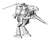 宇宙用 ヒューマノイド型 無人邀撃機 グローサーフント`シュバルツフント` (プラモデル) その他の画像2
