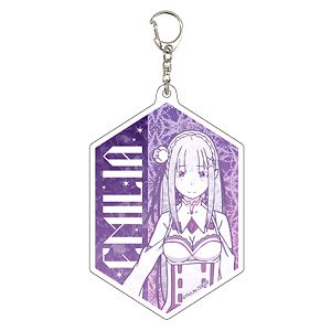 Acrylic Key Ring [Re:Zero -Starting Life in Another World-] 02 Emilia (Anime Toy)