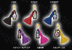 Kirby`s Dream Land Kirby Mystic Perfume Metal Charm w/Tassel Collection (Set of 6) (Anime Toy)