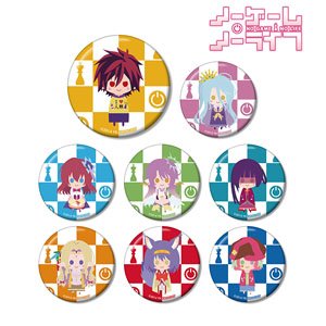 No Game No Life Trading NordiQ Can Badge (Set of 8) (Anime Toy)