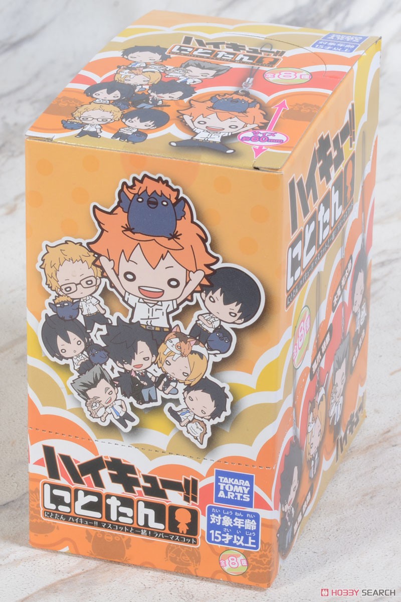 Nitotan Haikyu! with Mascot! Rubber Mascot (Set of 8) (Anime Toy) Package1