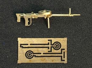 WW.2 日本 八九式旋回機関銃 (テ四試製単銃身旋回機関銃二型) (プラモデル)